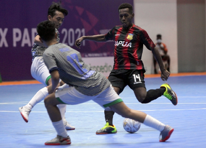 Hasil Futsal PON XX Papua 2021: Bantai Jatim 5-1, Tuan Rumah Lolos ke Partai Final