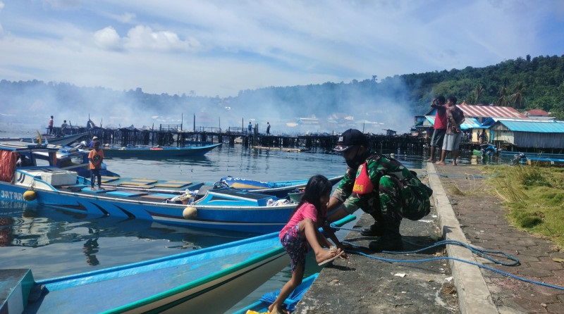 Kebakaran di Pasar Borobudur Manokwari, 800 KK Kehilangan Tempat Tinggal