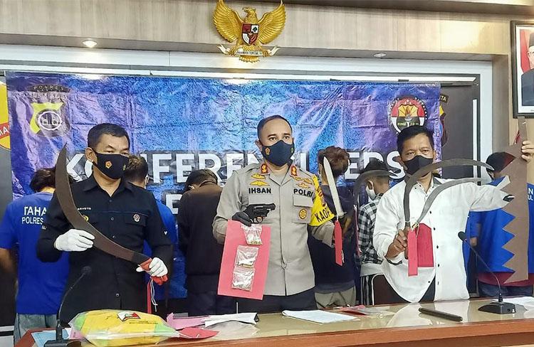   Hendak Tawuran, 4 Pelajar SMP di Bantul Ditangkap Polisi Bawa Senjata Tajam