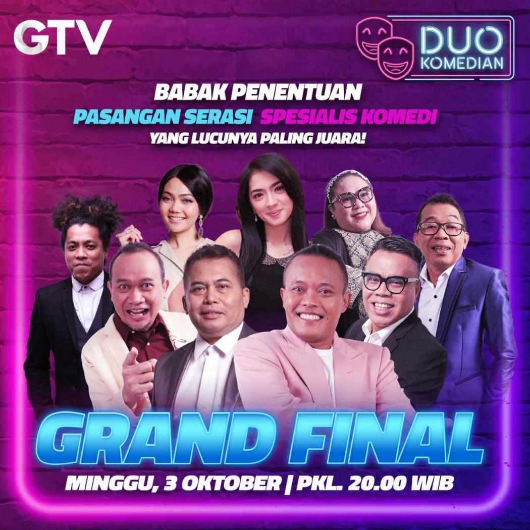 Sultan Bersama Para Juri Naik Kereta Menuju Grand Final Duo Komedian GTV