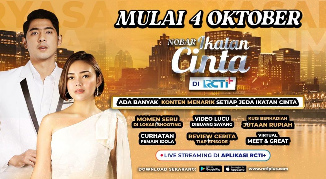 RCTI+ Siapkan Berbagai Konten Spesial dan Jutaan Rupiah untuk Penonton Setia Ikatan Cinta