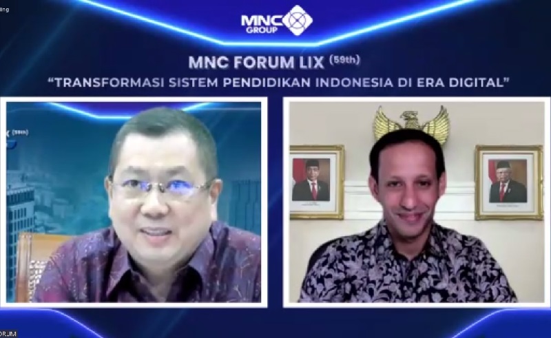 Hary Tanoesoedibjo dan Nadiem Makarim Bahas Transformasi Pendidikan Indonesia di MNC Forum