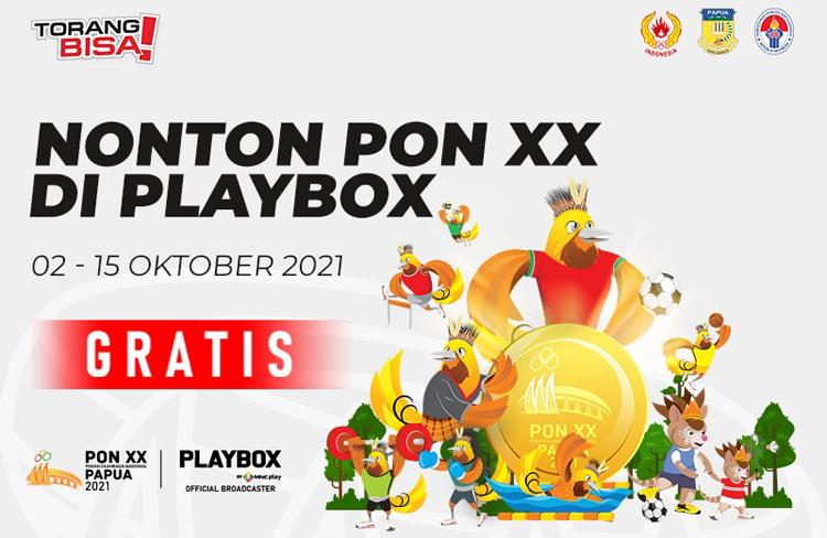 Nikmati Keseruan Nonton Pertandingan PON XX Papua 2021 di PLAYBOX, Ini Caranya!