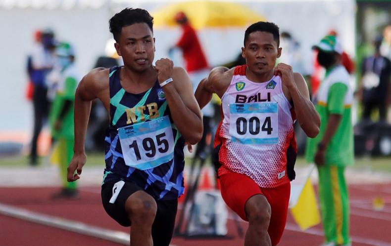Sprinter Lalu Muhammad Zohri Rebut Emas PON XX Papua, tapi...