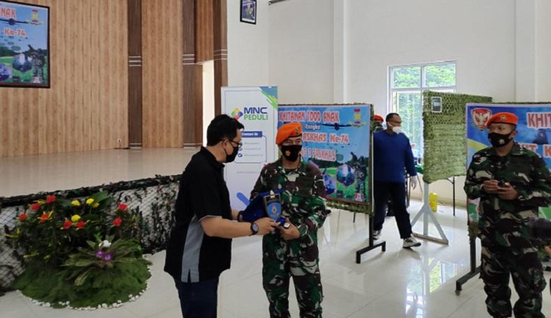 Wing 1 Paskhas Bareng MNC Peduli Adakan Sunatan Massal dan Bagi-Bagi Sembako