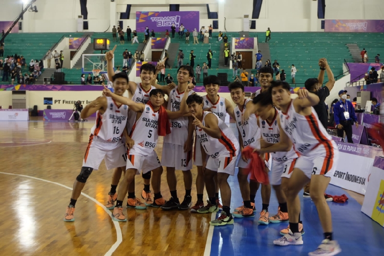 Hasil Basket Putra PON XX Papua: Hajar Jateng, Sulut Ukir Sejarah Lolos ke Partai Final