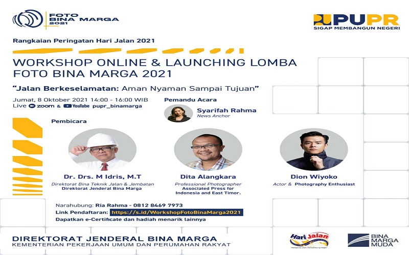Songsong Hari Jalan, Ditjen Bina Marga PUPR Gelar Workshop dan Lomba Foto