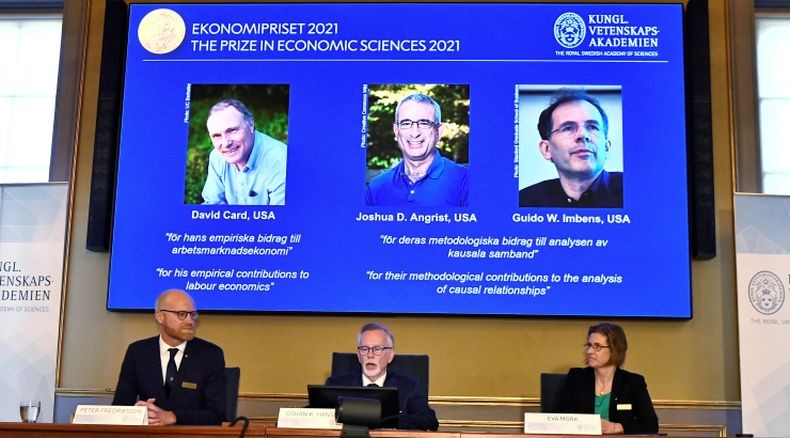 3 Ekonom Sabet Hadiah Nobel Ekonomi 2021