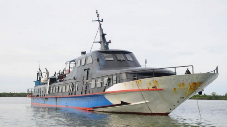 Kapal Feri Pengangkut 81 Imigran Rohingnya Masih Ditahan Polres Aceh Timur