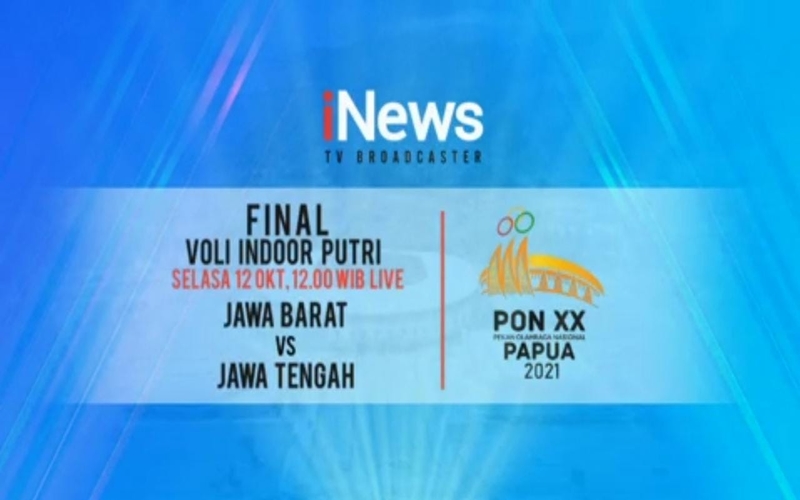 Live di iNews! Berebut Emas, Tim Voli Putri Jawa Barat Tantang Jawa Tengah