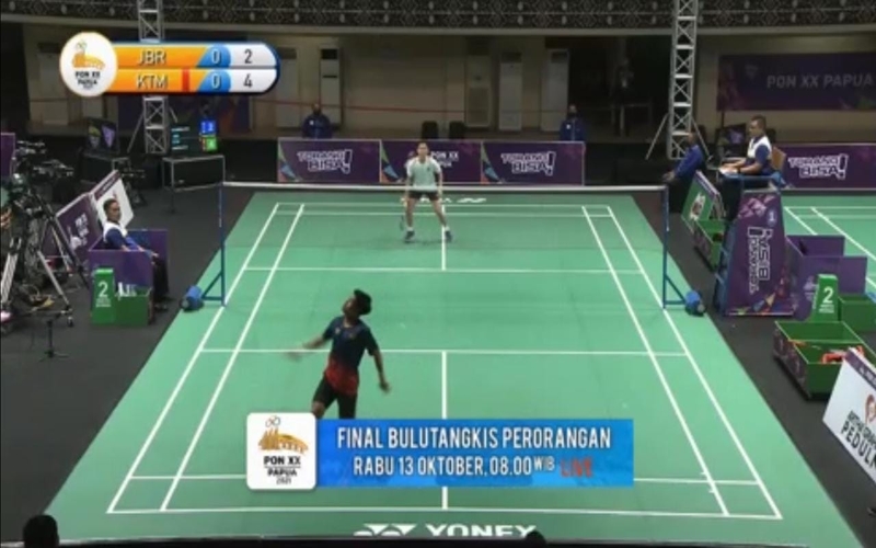 Live di iNews! Final Cabang Olahraga Bulu Tangkis PON XX Papua 2021