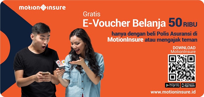 Ada e-Voucher Belanja Gratis dari MotionInsure, Download Sekarang! 
