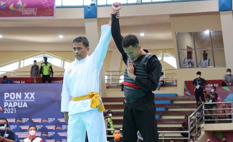  Pukulan Maut Pesilat Khoirudin Berbuah Medali Emas untuk Jateng di PON Papua