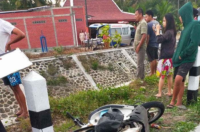 Motor Tabrak Pikap, 2 Perempuan Tewas Masuk Saluran Irigasi di Panjatan Kulonprogo