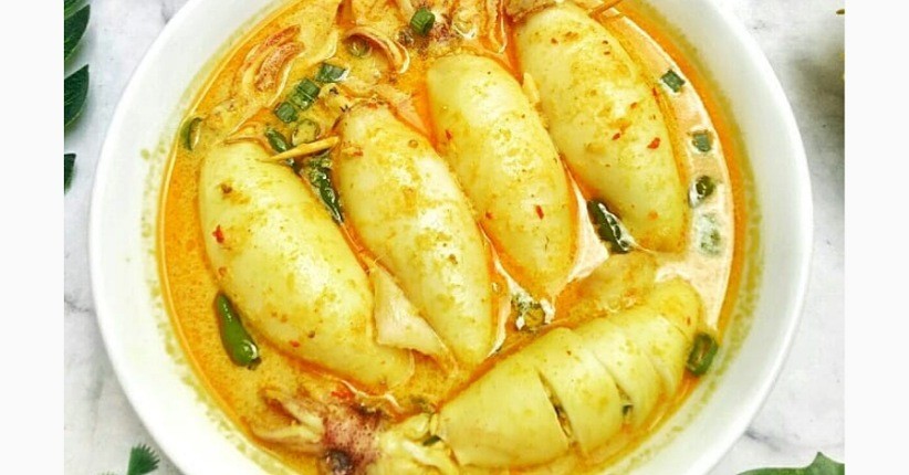 Cara Membuat Gulai Cumi Isi Telur, Pakai Resep Pilihan Tekstur Lembut Tidak Alot