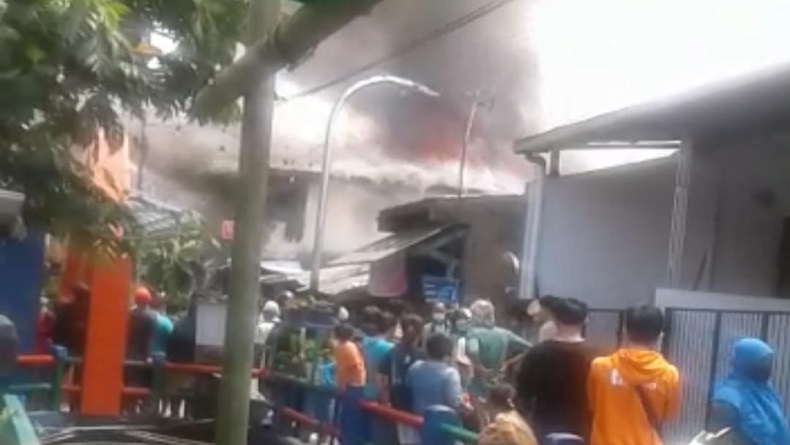 5 Rumah di Pagarsih Bandung Ludes Terbakar, Warga Dengar Ledakan