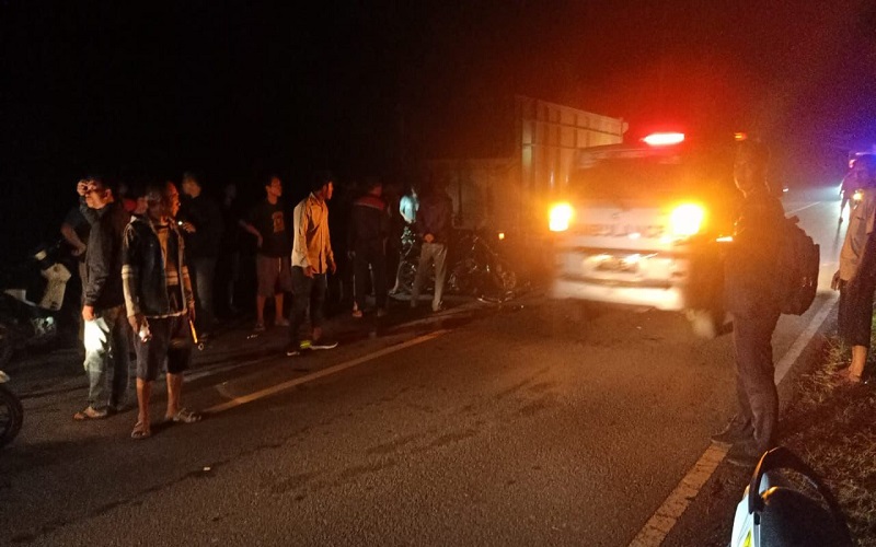 Tabrak Truk Mogok, 2 Pemotor di Musi Rawas Tewas Mengenaskan 