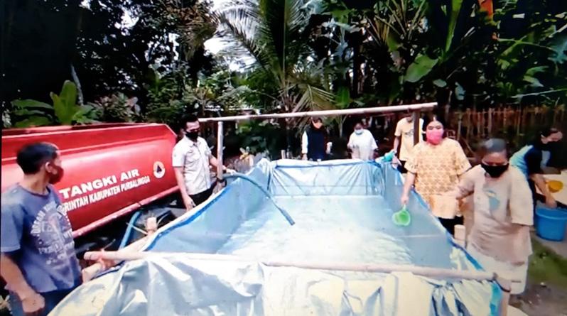 Dampak Kemarau, Ratusan Warga di Purbalingga Kesulitan Air Bersih