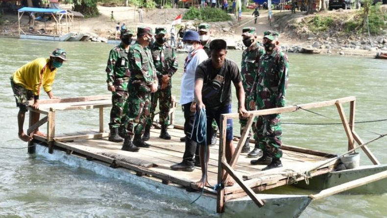 Pangdam XIII/Merdeka Tinjau Pembangunan TMMD Ke-112 Kodim Gorontalo