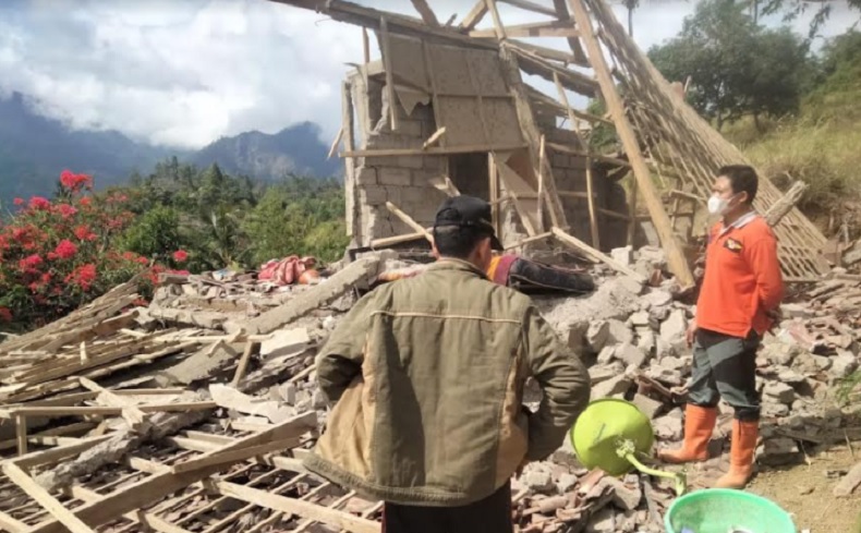 Kerugian akibat Gempa Bali Rp1 Miliar, 269 Rumah Warga Rusak Berat