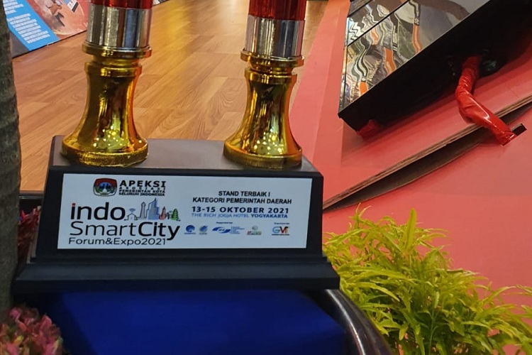 Makassar Kembali Raih Stand Terbaik Satu pada Ajang APEKSI 2021