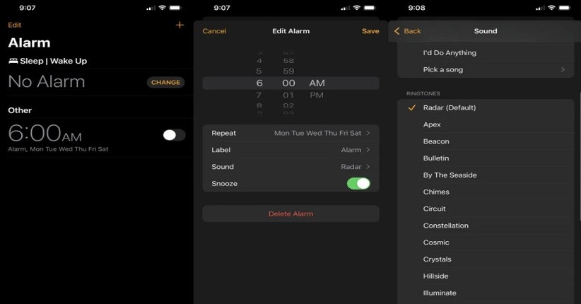Cara Ganti Suara Alarm di iPhone dan Android