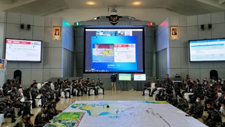 4.000 Prajurit TNI AL hingga 33 Kapal Perang Dilibatkan Dalam Latihan di Pulau Dabo Singkep
