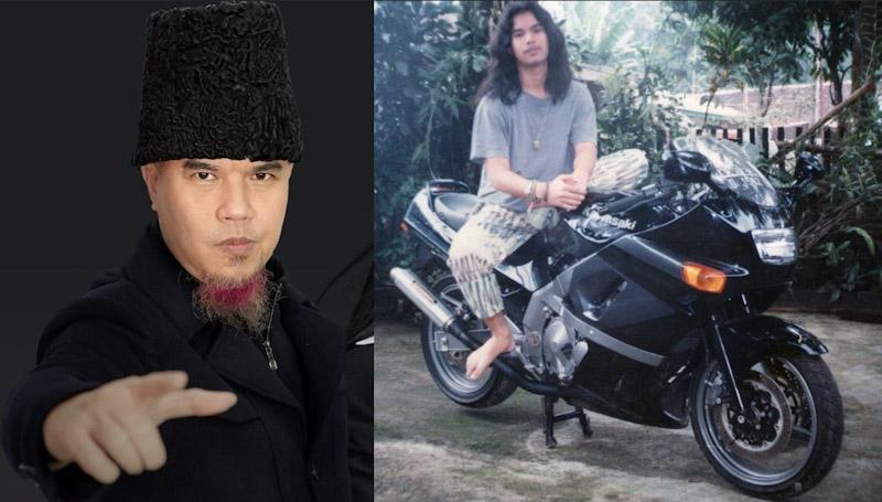 Ahmad Dhani Pamer Foto Lawas Naik Moge, Netizen: Motor Sultan di Zamannya
