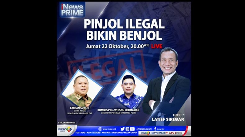 13 Kasus Pinjol Ilegal Berhasil Diungkap Mabes Polri, Selengkapnya di iNews Prime