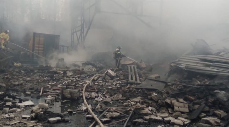 Pabrik Mesiu di Rusia Meledak dan Terbakar, 16 Orang Tewas