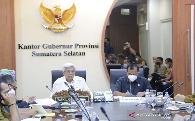 Plh Bupati OKU Paparkan Proyek Prioritas di Kantor Gubernur Sumsel, Ini Daftarnya