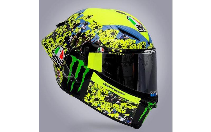 Valentino Rossi Pakai Helm Spesial pada Balapan Terakhir di Sirkuit Misano, Begini Penampakannya
