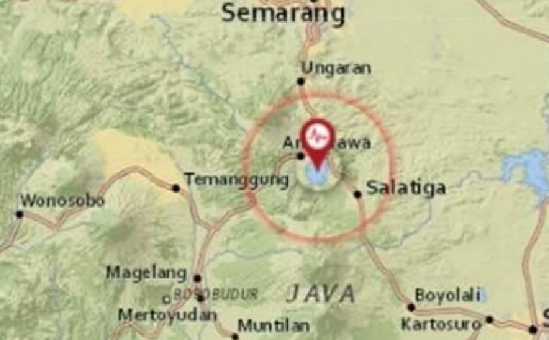 BMKG Catat 32 Aktivitas Gempa Swarm Guncang Banyubiru, Ambarawa, Salatiga