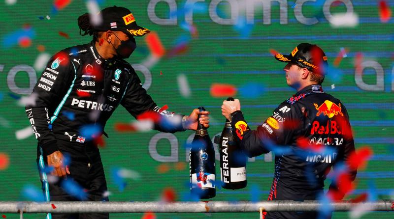 Hasil F1 GP AS 2021: Max Verstappen Juara, Lewis Hamilton Kedua
