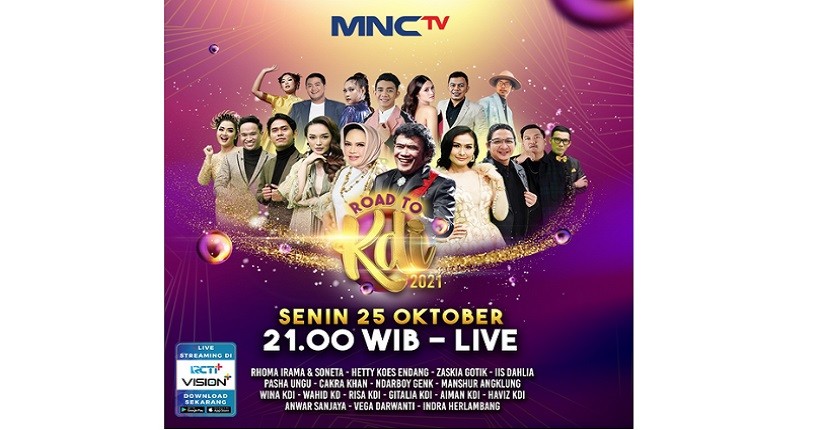 Malam Ini, Saksikan Kemeriahan Konser Spesial Road to KDI 2021