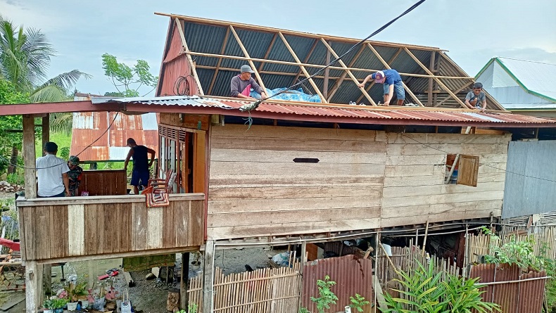 191 Rumah Rusak akibat Angin Puting Beliung di Wajo