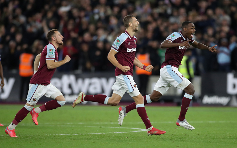 Menang Adu Penalti, West Ham Singkirkan Man City dari Piala Liga Inggris 2021/2022