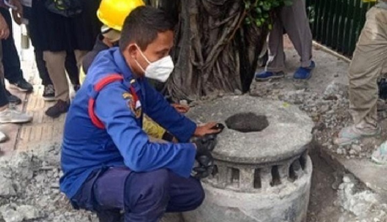 Batu Bersejarah Sejak Tahun 1700 di Trotoar TB Simatupang Dibawa ke Cagar Budaya Condet