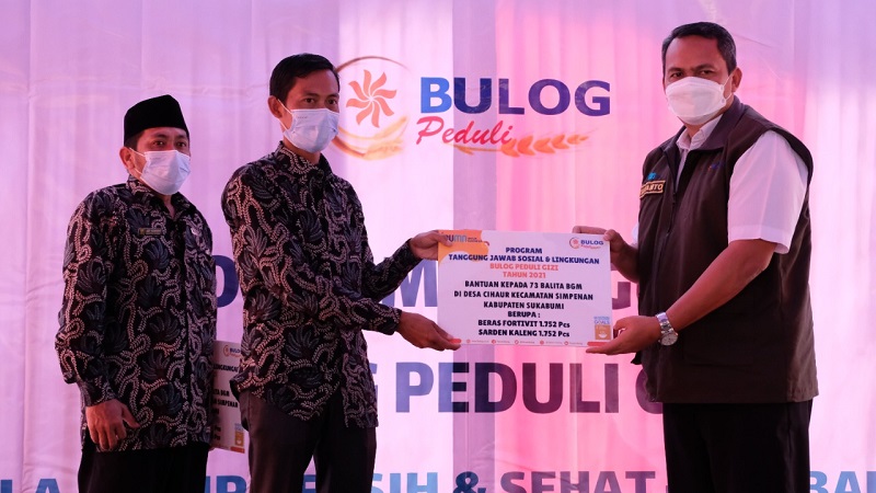 BULOG Gelontorkan Beras Fortivit dan Beri Edukasi Gizi ke Warga Jabar