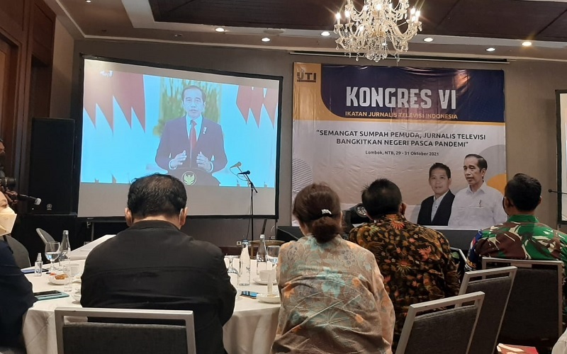 Buka Kongres VI IJTI, Presiden Jokowi: Pemerintah Apresiasi Kehadiran Media Pers