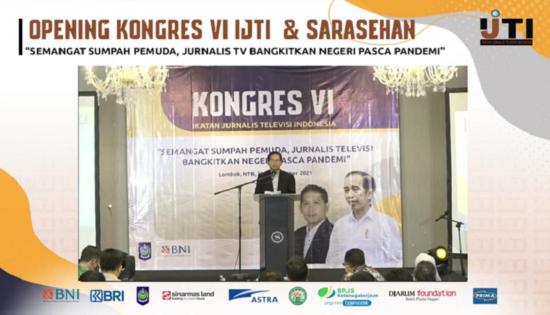 Ketum IJTI Yadi Hendriana Bicara Kemerdekaan Pers di Kongres VI