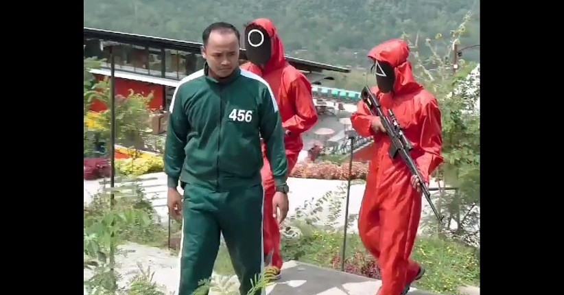 Viral Ada Squid Game di Obelix Hills Yogyakarta, Berani Coba?