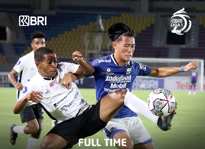 Hasil Liga 1: Hajar Persipura 0-3, Persib Bandung Balik Pimpin Klasemen Sementara