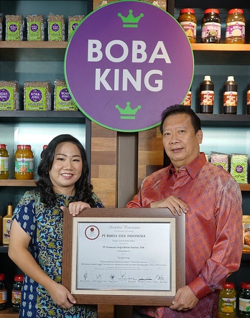 Saham Formosa Ingredient Factory (BOBA) Tembus ARA di Hari Pertama Melantai di Bursa