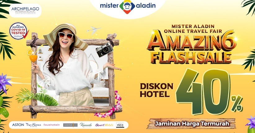 Mau Staycation Aman? Ada Flash Sale Hotel 40% Hanya 2 Hari dari Mr Aladin