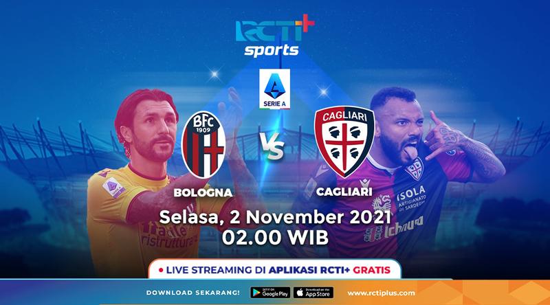 Link Live Streaming Bologna Vs Cagliari di RCTI+