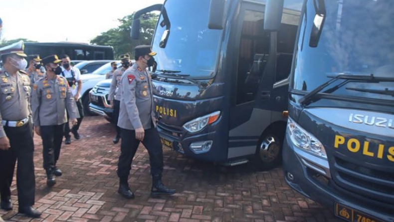 Polda Aceh Gelar Apel Pasukan Persiapan Kunjungan Panglima dan Kapolri