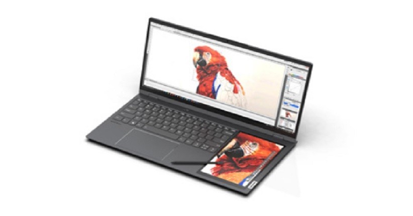  Lenovo Garap Laptop dengan Layar Sekunder di Sebelah Keyboard