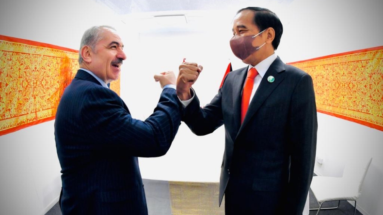 Bertemu PM Palestina, Presiden Jokowi: Palestina Menjadi Perhatian Penting Indonesia