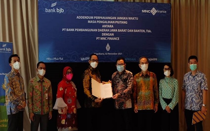 MNC Finance dan BJB Tanda Tangani Perpanjangan Jangka Waktu Pengalihan Pembelian Piutang